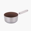 네오플램 엣지팬 세라믹 코팅 스텐 브라운 IH 18cm 밀크팬