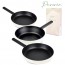 퓨어린 화이트 인덕션 (IH) 티타늄코팅 프라이팬 3종D 세트 [ 프라이팬 24cm + 프라이팬 28cm + 궁중팬 28cm ]