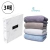 쉬메릭 레이온 순면 장파일 세면타올 170g 3매 선물세트(색상랜덤)