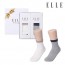 엘르 숙녀 일반목 아가힐무늬 양말 2족 세트 EE21743
