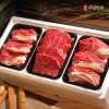 [안동우담한우] 1+등급이상 한우 구이정육 선물세트 4호 1.2kg (꽃등심400g*2팩 + 채끝등심400g)