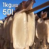 바다바람에 말린 쫄깃한 마른안주! 반건조 오징어 5미 ( 왕특대 1kg 내외 )