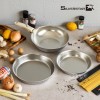 실버스타 Aha(아하) 304 통3중 무연마제 탈착식 스텐팬 3종/ 후라이팬24cm+28cm+궁중팬28cm+탈착식핸들