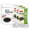 원조광천김 에코 파래도시락김5g 20봉+돌김자반40g 5봉