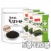 원조광천김 에코 파래도시락김5g 20봉+돌김자반40g 5봉