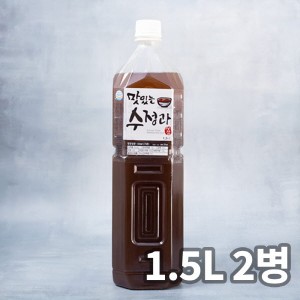 장수식혜 맛있는 수정과 1.5L 2병
