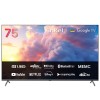 인켈 구글 안드로이드 75인치 UHD 스마트 TV SUS750CHD (배송기사 직접방문 스탠드설치)