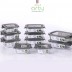 [쉬젤] 아티 내열유리 밀폐용기 10종 세트 (400ml*3ea+640ml*2ea+320ml*3ea+520ml*2ea)