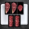 [명우한우] 한우1등급 냉장 선물세트 1kg (등심 400g, 안심 200g, 갈비살 400g)