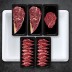 [명우한우] 한우1등급 냉장 선물세트 1kg (등심 400g, 안심 200g, 갈비살 400g)