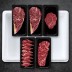 [명우한우] 한우1등급 냉장 선물세트 1kg (등심 400g, 갈비살 200g, 채끝 200g, 안심 200g)