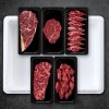 [명우한우] 한우1등급 냉장 선물세트 1kg (등심 200g, 안심 200g, 채끝 200g, 갈비살 200g, 국거리 200g)
