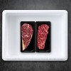 [명우한우] 한우1+등급 냉장 선물세트 0.6kg (등심 300g, 채끝 300g)