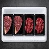 [명우한우] 한우1++등급 냉장 선물세트 1kg (등심 400g, 국거리 600g)