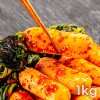 국내산 알타리 무 100% 총각김치 씹는 맛이 살아있는 총각김치 1kg
