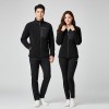 윌슨 (WILSON) 남여 플리스 뽀글이 집업자켓 블랙