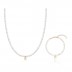 엘르 주얼리 심플 시그니처 진주 목걸이 팔찌 세트 EL2SET234 + 케이스세트