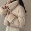 리버서블 양면 숏패딩 겨울 뽀글이 점퍼