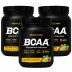 머슬웨이 BCAA 아미노산 보충제 포도맛 600g 3개