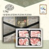 [축협안심한돈] 1등급 으뜸선물세트 1호 1.2kg (삼겹300,삼겹300,목살300,목살300)