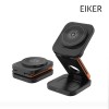 EIKER 3in1 폴딩 맥세이프 접이식 무선충전기 초경량 15W 고속 마그네틱 충전 거치대