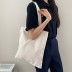 데일리 여성 린넨 무지 에코백