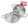 [am] 마스터 316L 통5중 냄비 28cm 파티웍세트 4L MF-528PTW