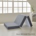 [코튼앤룸] 3단 접이식 고밀도 토퍼 매트리스 8cm 멀티싱글(75*200) 그레이