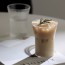 [이우아여사] 1+1 플리츠 Y 내열유리컵 홈카페 물컵 아이스커피잔 맥주잔 350ml