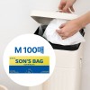 [쏜쓰백] 100매 M 화이트 / 티슈형