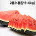 [더기다림_두] 신선한 수박 2통(1통당 5~6kg)