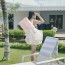 [스네프] 쇼퍼 메쉬 토드백 물놀이 여행용 비치망사 PVC가방 대형
