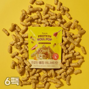 [푸드렐라] 프로틴 롤팝 허니 버터 40g x 6팩