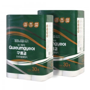 [구름결] 프리미엄 화장지 25m 30롤 x 2팩
