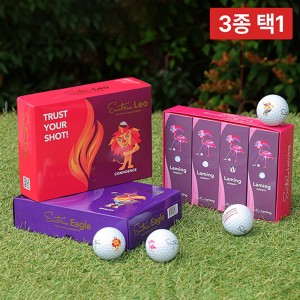 [세인트나인] 3피스 골프공 우레탄 비거리 고반발 멘탈메이트 골프볼