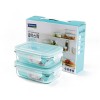 [글라스락] 클래식 직사각400 2조 / RP019021-XC