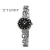 [TANDY] 탠디 럭셔리 여성용 쥬얼워치(스와로브스키 식입) T-4033 블랙