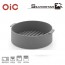 실버스타 오아이씨 에어프라이어 쿠킹팟/ 전자레인지겸용 21cm다크그레이