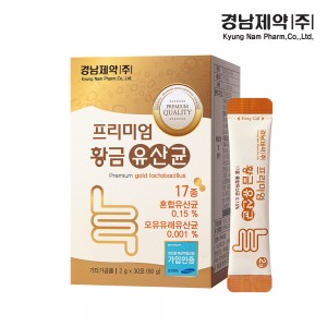 경남제약 프리미엄 황금유산균 2g x 30포 (1개월분)