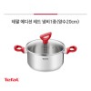 테팔 에디션 레드 인덕션 양수냄비 20cm