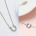 [Belisa] 벨리사 주얼리 말발굽 럭키 목걸이 팔찌 세트 BLS-S1005WG