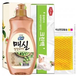 참그린매실500용기 크린백 망사수세미(3종)