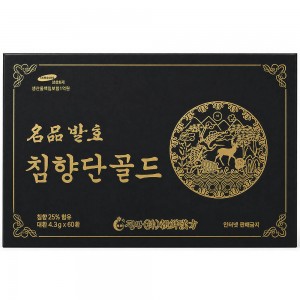 명품 발효 침향단 골드 4.3g x 60환