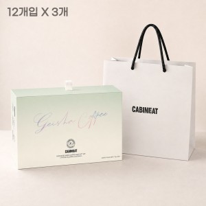 [캐빈잇] 게이샤 커피백 명절 선물세트 10g _ 12개입 X 3개