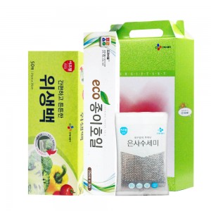CJ위생백(대),수세미,종이호일3종세트 00891