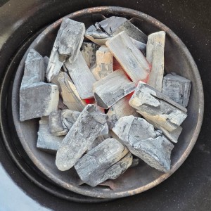 라오스 마이띠유 2번구운 프리미엄 비장탄(백탄) 숯다운숯10박스 (1kgX90봉)