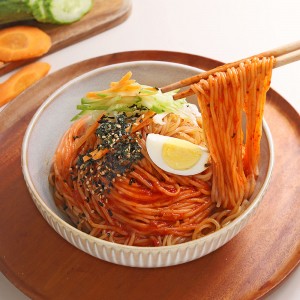 [담음] 쫄면(528g*3개)/쫄면+비빔양념장+참기름+김 스프/매콤/새콤/달콤
