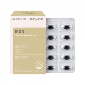 [뉴트리코어] NUTRICORE x THE MOMS 하이퍼셀 철분C 2박스(500mg x 120정) - 단품 2박스