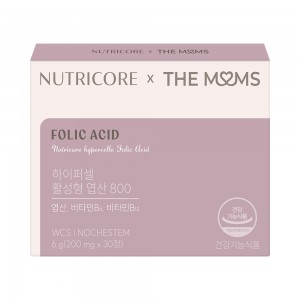 [뉴트리코어] NUTRICORE x THE MOMS 하이퍼셀 활성형 엽산 800 4박스(200mg x 120정) - 단품 4박스